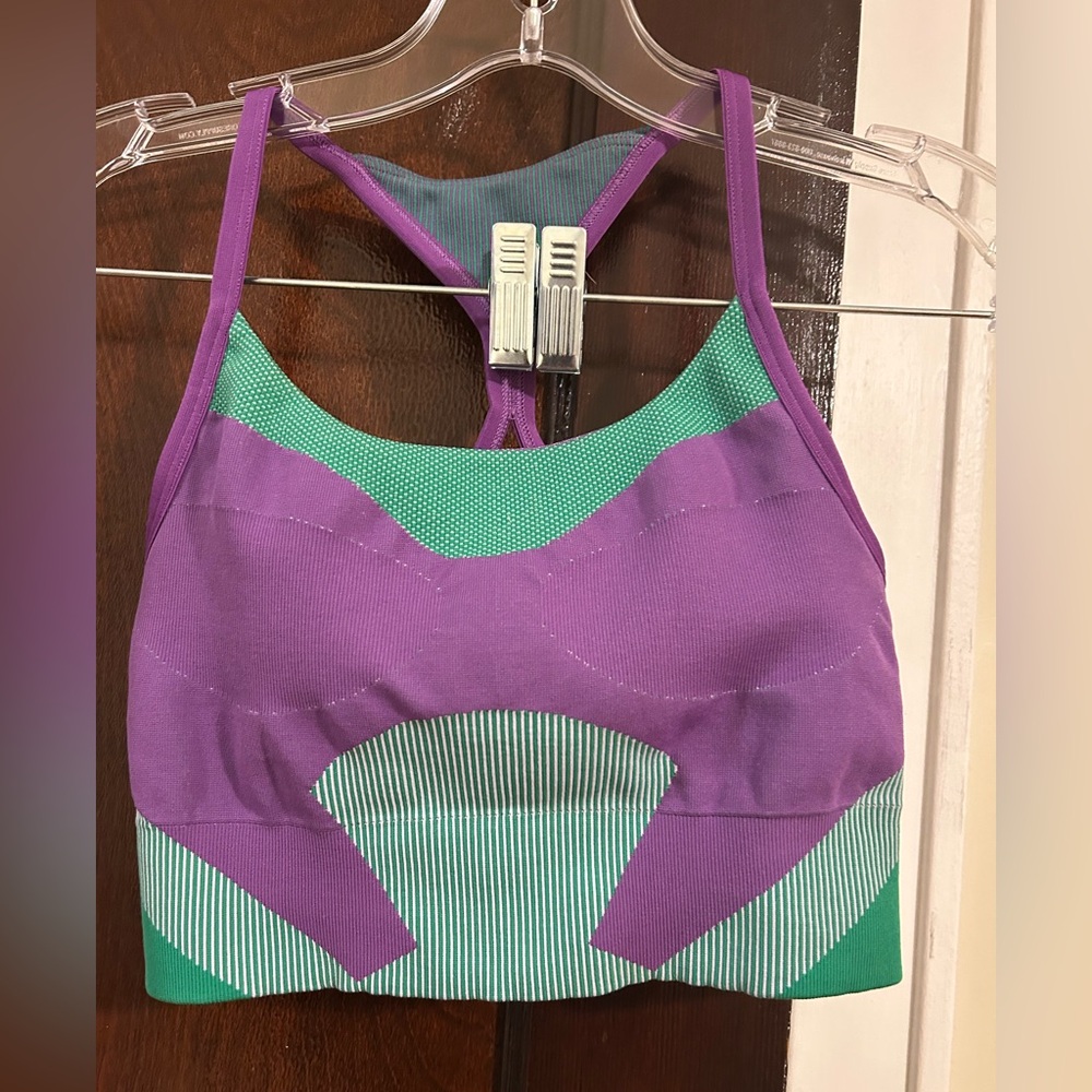 Adidas by Stella McCartney Truestrength Seamless Light Support Bra purple S